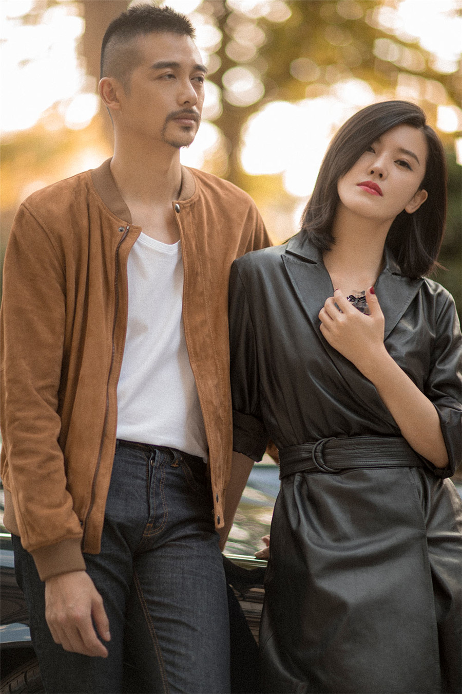 杨子姗吴中天夫妇恩爱大片甜蜜浪漫