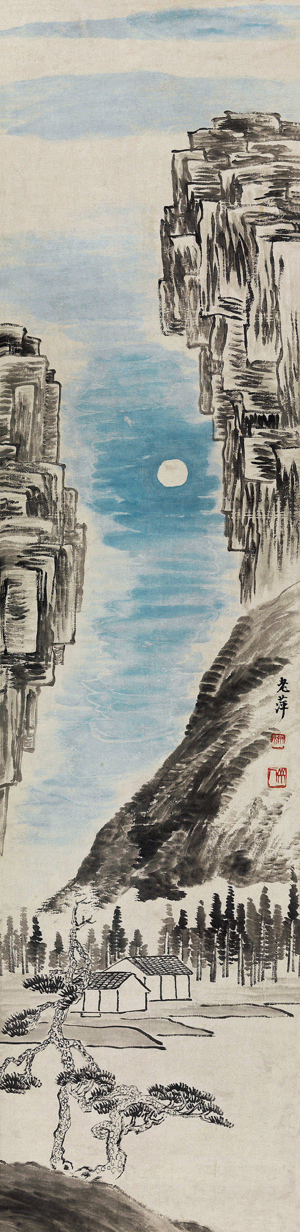 石山久輔作 水彩画 camping.com