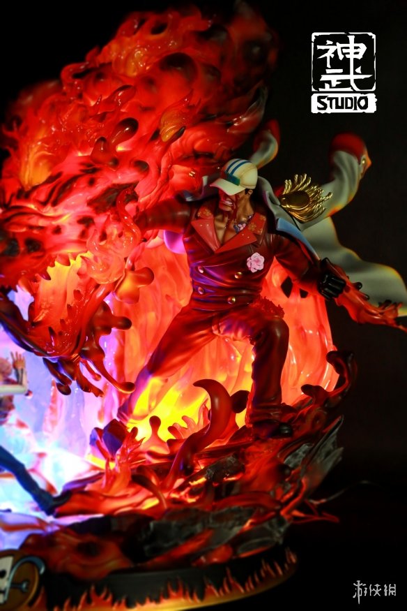 勇气拯救世界那几秒《海贼王》赤犬VS克比、香克斯雕像公开