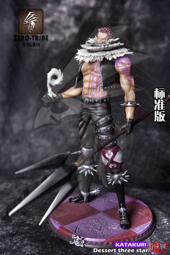 《海贼王》肌肉猛男卡塔库栗雕像 手持三叉戟太帅气