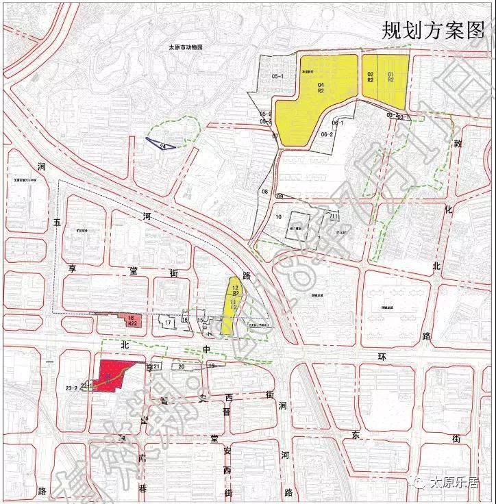 太原杏花岭区享堂村345.6亩城改用地规划公示