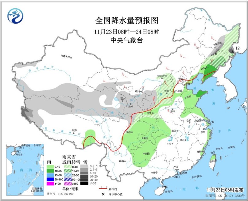 大风降温再度来袭!我国中东部将开启"速冻模