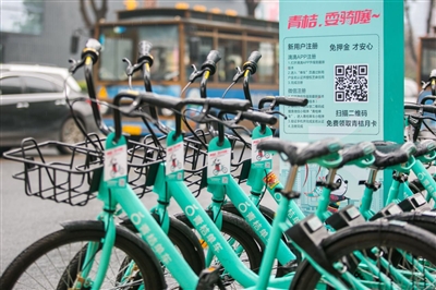 青桔单车成都试水两个月成绩单亮眼|单车|共享