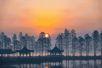 活了几十年居然不知道,武汉最美的日出原来在这里.