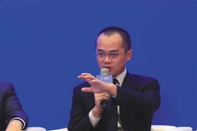 美团创始人兼CEO王兴。资料图片/新京报记者 侯少卿 摄