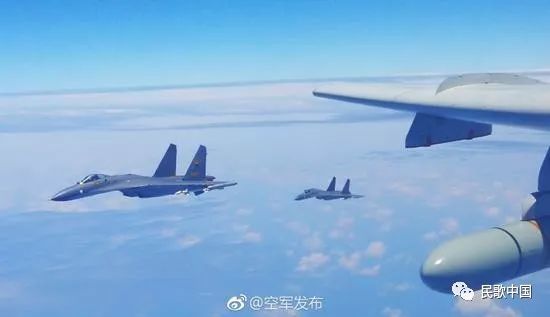 震撼!中国空军战机绕飞台湾宝岛,宣传片配乐是