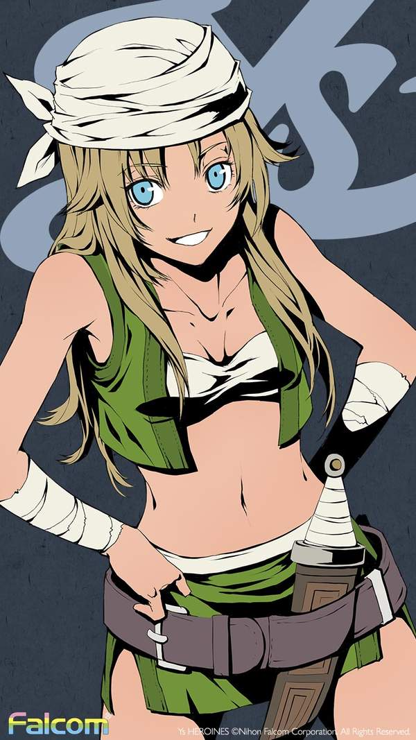 《伊苏》官方发布精美壁纸 《伊苏》系列精美壁纸 小姐姐酥胸微露,御姐范十足