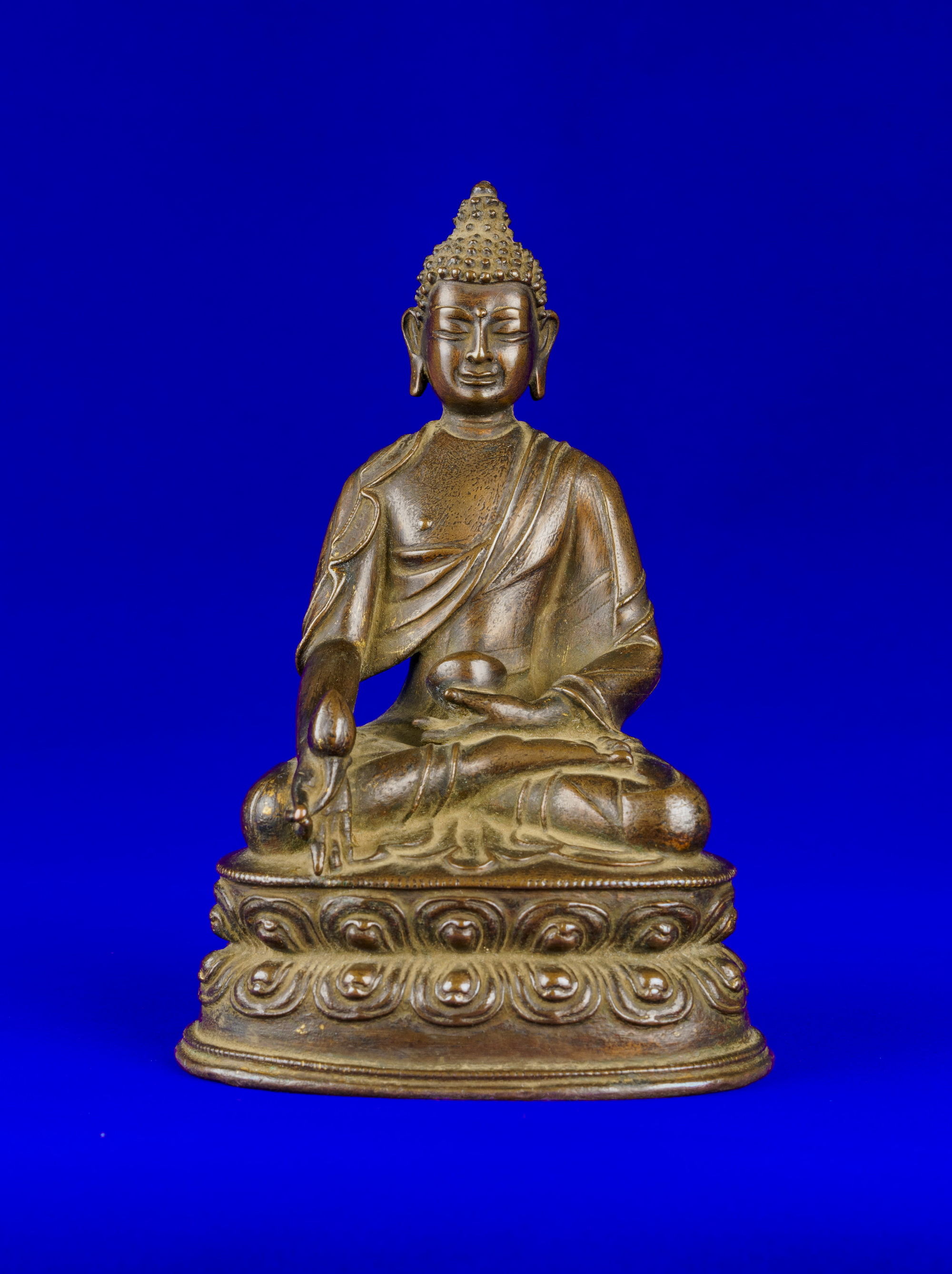 [伏藏品] 伏藏大师甲行冲迎请的药师佛能言像;迎请于十二世纪[唐卡]
