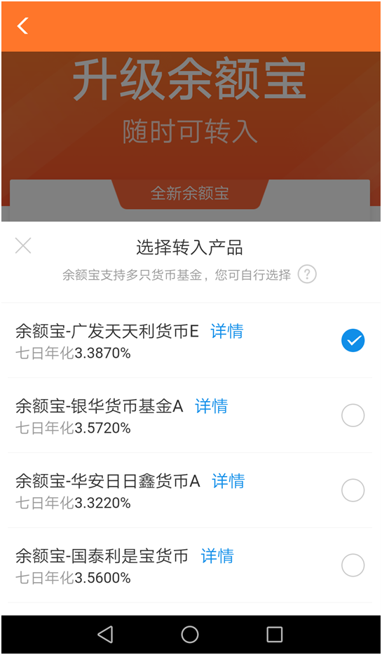 余额宝接入货基增至9只 多只产品七日年化已跌