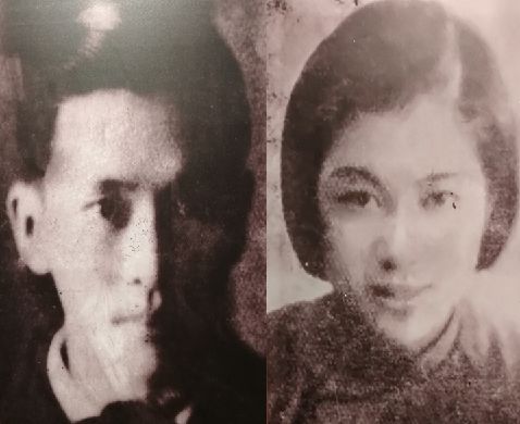苏蔓（左）、罗文坤（右）夫妇。翻拍自重庆市红岩革命纪念馆