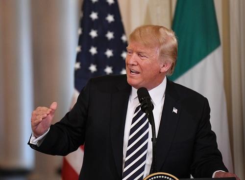 資料圖：美國總統川普 新華社記者劉傑攝