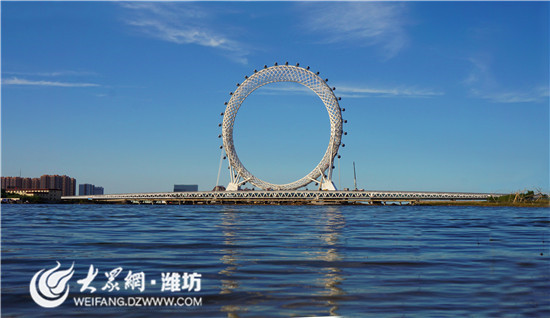 滨海:世界最大的无轴式摩天轮渤海之眼正式投