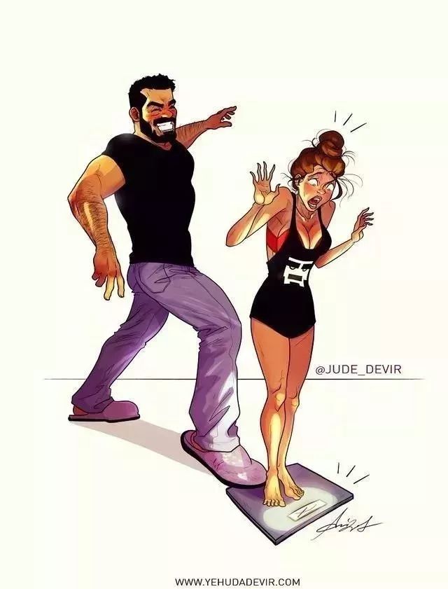 感动百万人的健身情侣漫画，这才是最好的爱情!