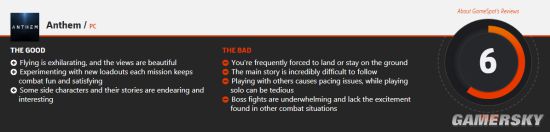 《圣歌》获GameSpot 6分 创意虽好但执行不佳