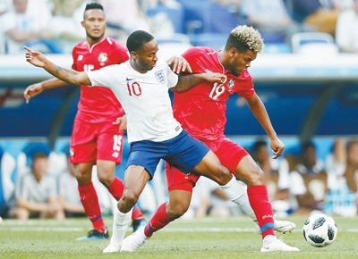 英格兰队6∶1战胜巴拿马队(动感2018)