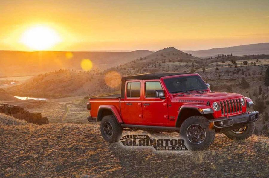 Jeep全新皮卡Gladiator官图曝光 洛杉矶车展首秀