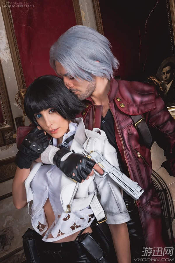 《鬼泣5》蕾蒂但丁高水准COS赏 但丁邪魅笑容超还原