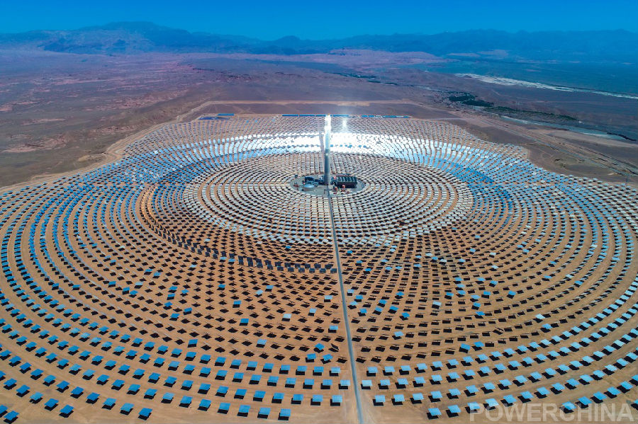 中国电建承建的世界最大塔式光热电站成功并网