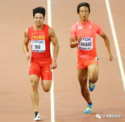 与日本短跑运动员高濑慧的对比 注意老高那小胳膊