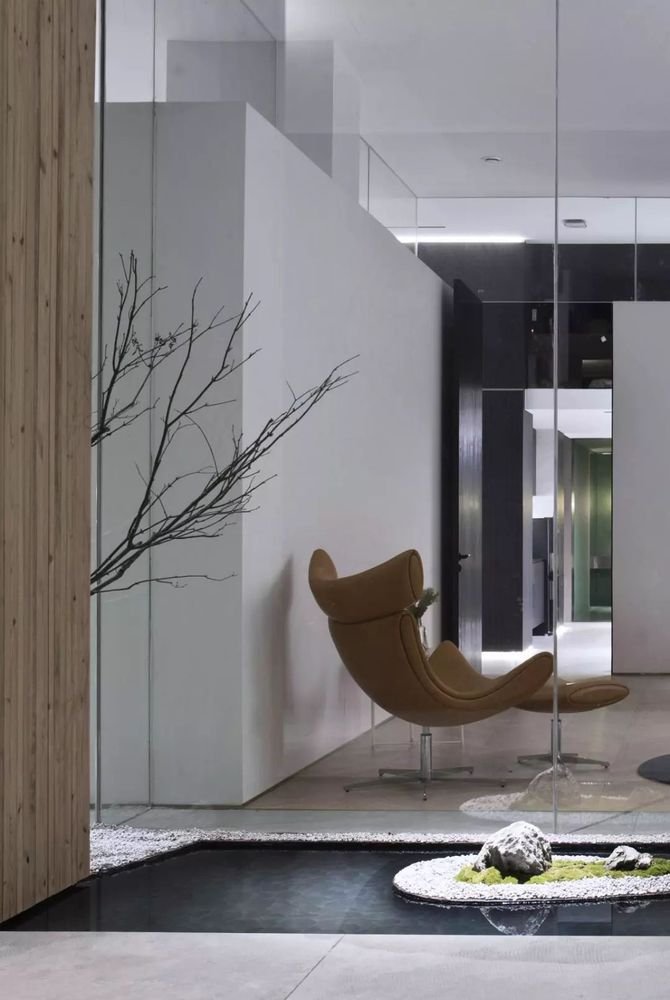 高级灰+粗犷石材,打造独具意境的艺术格调