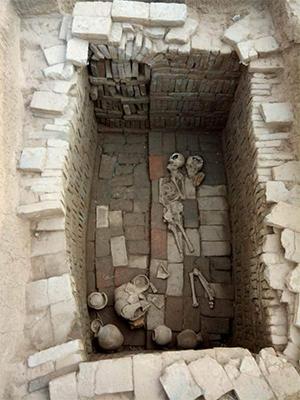 唐代墓室全景北-南北京市文物局供图