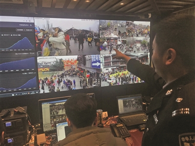 灯会安保启用全新“黑科技”
