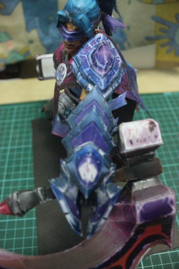 大神打造《DOTA2》敌法师纸模 造型霸气，细节神还原