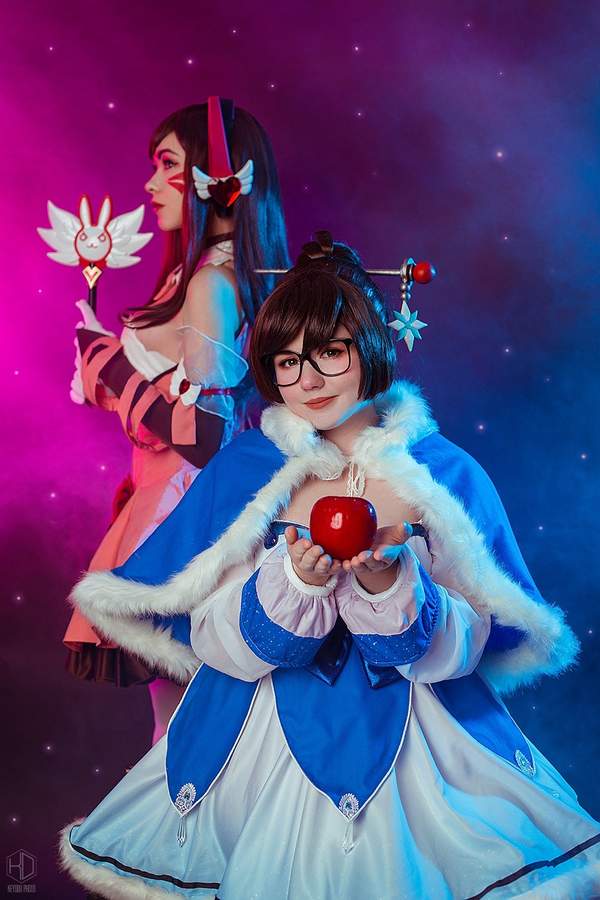 《守望先锋》D.va、小美Cosplay 魔法少女带来甜蜜暴击