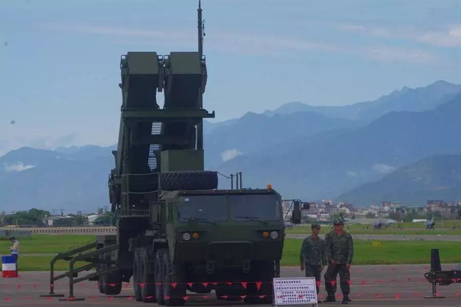 ▲图为台军装备的“爱国者”导弹