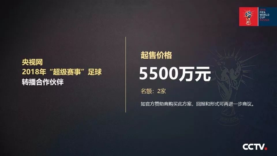 央视发布2018世界杯新媒体广告产品,有哪些优