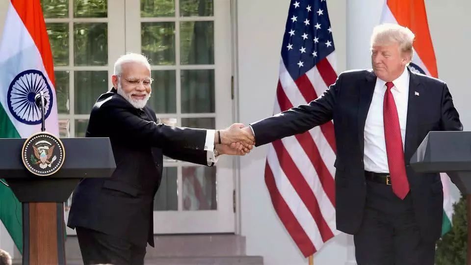 印度总理莫迪和美国总统特朗普