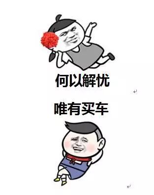 说好今年买车的呢? 我等的花都谢了.