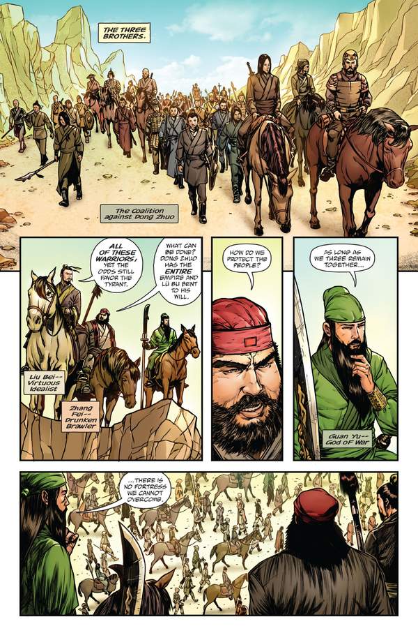 《三国:全面战争》官漫更新 刘关张兄弟齐心讨伐董卓