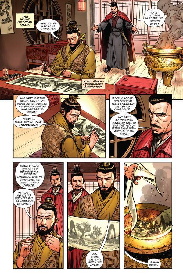 《三国:全面战争》官漫更新 刘关张兄弟齐心讨伐董卓