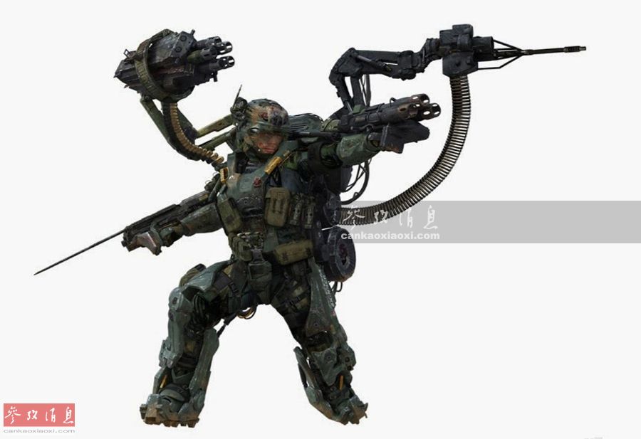 酷似"异形"外骨骼!"第三只手臂"助军人精准射击|异形|500px|天障_新浪新闻