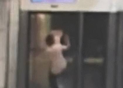 男子踹地铁屏蔽门侮辱拳打民警 被一招放倒