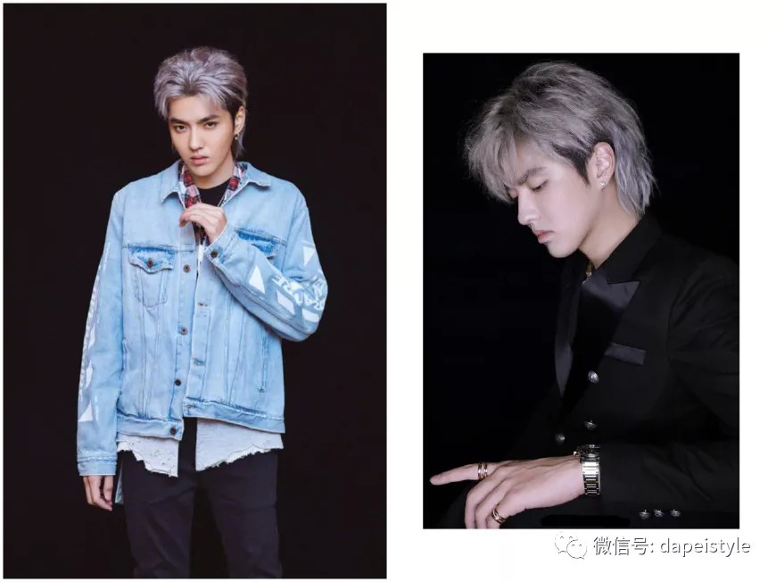 杨洋剪了"鲻鱼头"发型后潮流复古,鹿晗帅气,蔡徐坤反而很可爱