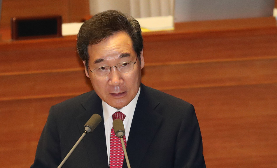 韩国国务总理李洛渊 IC 材料图
