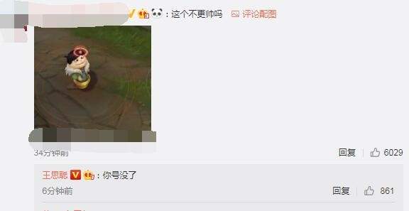 王思聪大赞iG冠军皮肤历届最帅 网友:吃热狗皮肤更帅