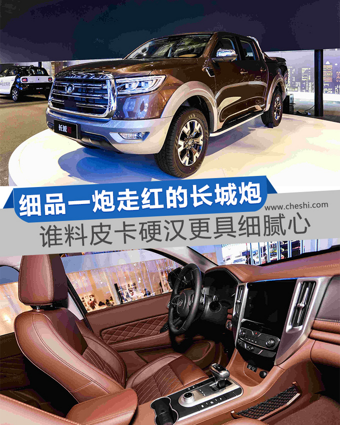 细品一炮走红的长城炮 谁料皮卡硬汉更具细腻心