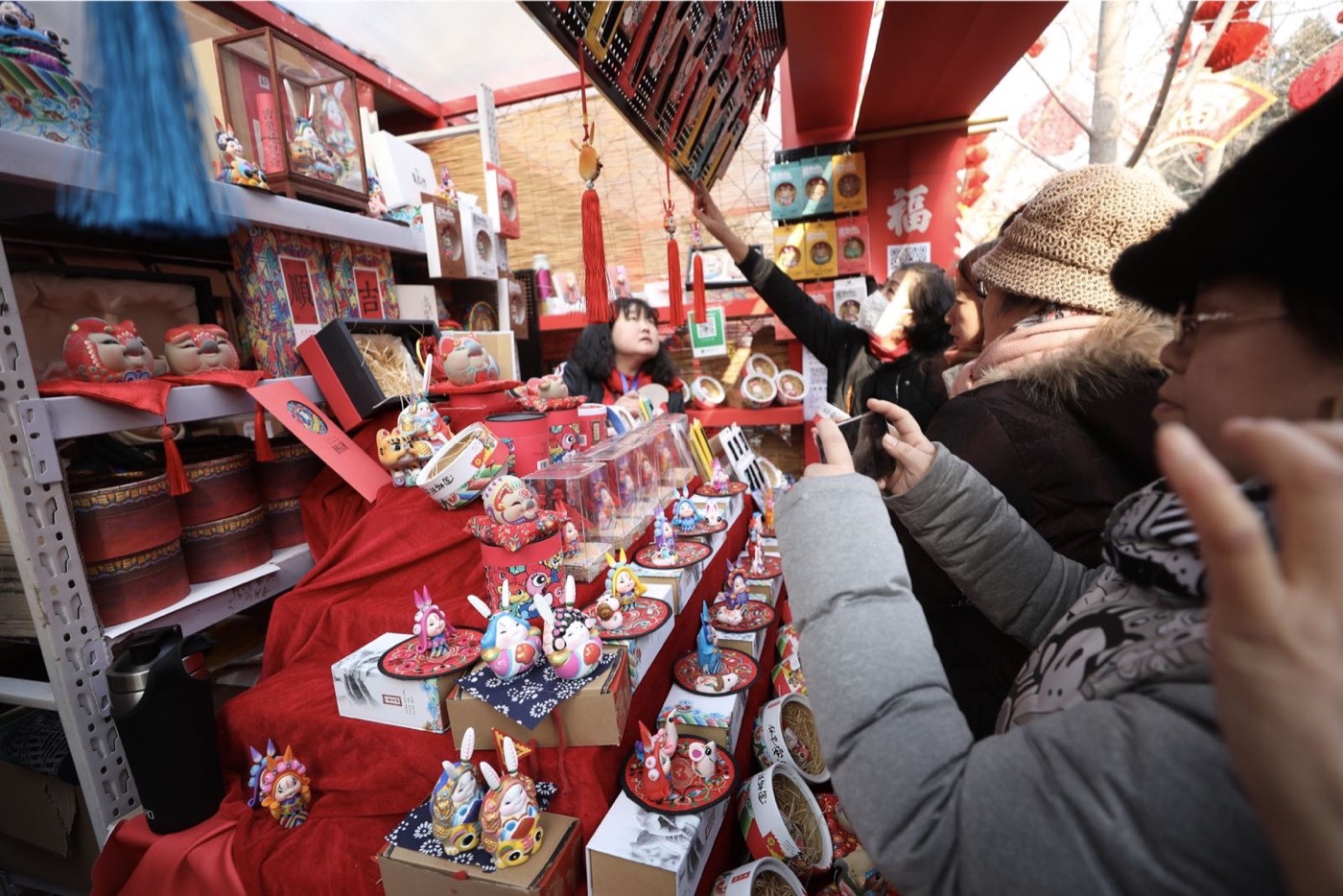 告别炸串烧烤,迎来特色文创 地坛庙会年味儿不减