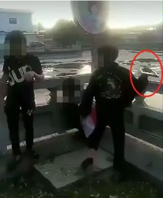 【可恶】令人发指!疯传广西社会锁头哥残忍