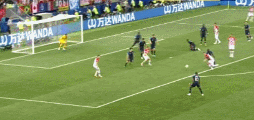 2018世界杯决赛 法国4-2克罗地亚获得冠军!