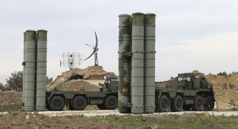 资料图：S-400导弹防御系统。（图源：俄国防部）