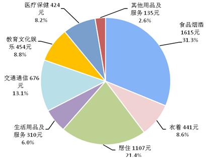 中收入阶层消费比例图_2018年农民收入与消费
