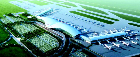 济南遥墙国际机场二期改扩建工程是今年的重点项目之一(资料图)