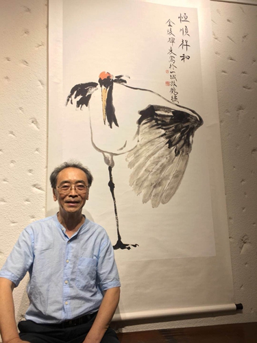 赏鹤去!武辉夏丹顶鹤专场画展亮相秋央美术馆