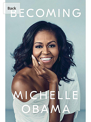  米歇爾·奧巴馬自傳《成爲》書封。