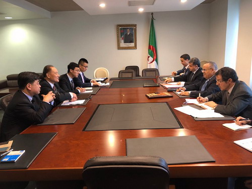 前中东问题特使吴思科访问阿尔及利亚