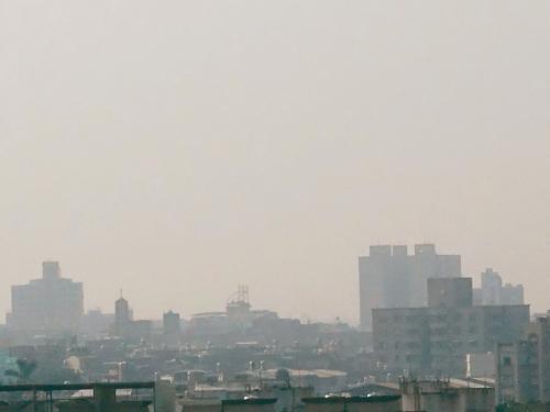 资料图:雾霾天。台湾《联合报》/记者翁祯霞 摄
